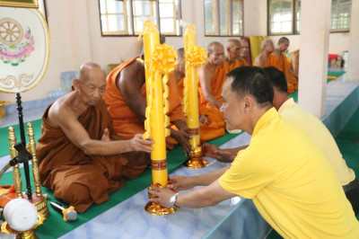 “ถวายเทียนพรรษา” เนื่องในโอกาสเทศกาลเข้าพรรษา ประจำปี 2568 พารามิเตอร์รูปภาพ 1