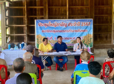 การประชุมใหญ่สามัญประจำปี 2566 กลุ่มเกษตรกรทำนาพลับพลา พารามิเตอร์รูปภาพ 1